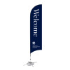 Custom Printed Bow Banner Flags - Double Sided